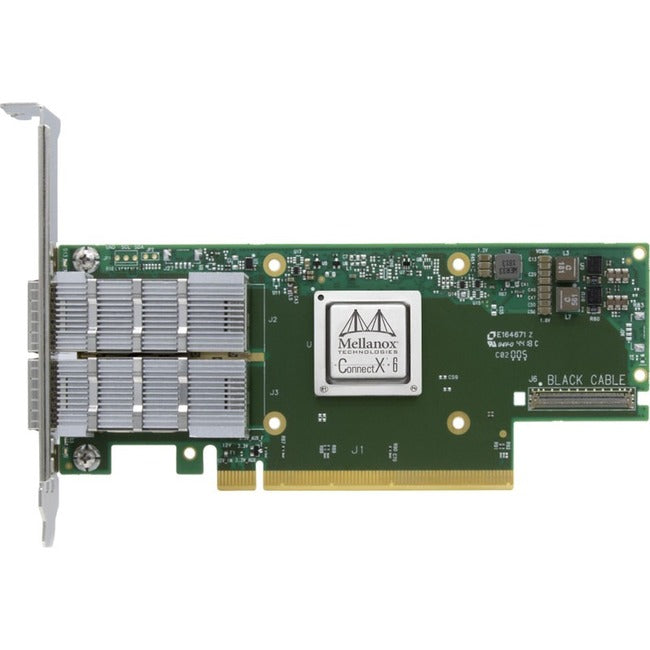 Lenovo ThinkSystem Mellanox ConnectX-6 HDR100/100GbE QSFP56 2-port PCIe VPI Adapter - 4C57A14178