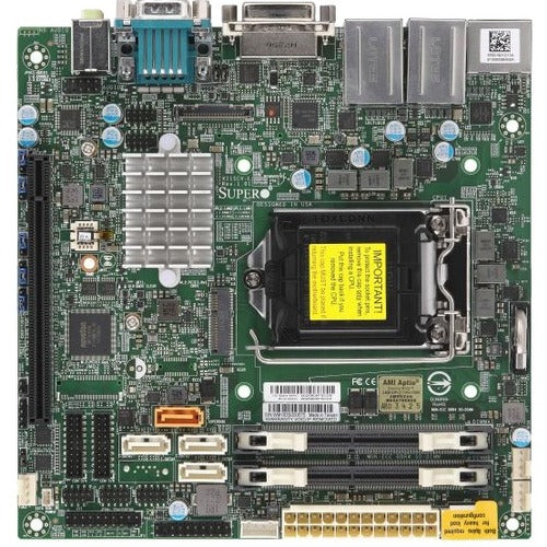 Supermicro X11SCV-L Desktop Motherboard - Intel H310 Chipset - Socket H4 LGA-1151 - Mini ITX - MBD-X11SCV-L-O