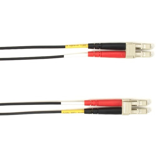 Black Box Fiber Optic Duplex Patch Network Cable - FOLZHSM-001M-LCLC-BK