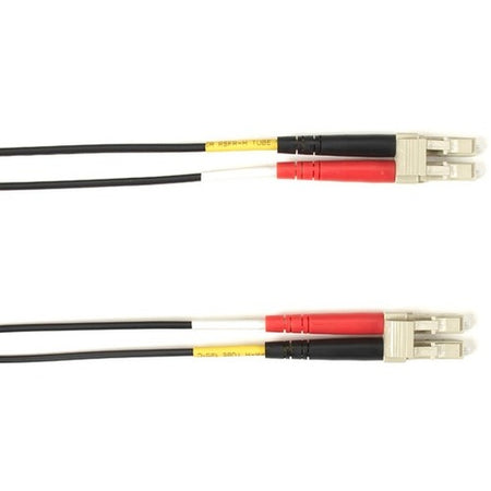 Black Box Fiber Optic Duplex Patch Network Cable - FOLZHSM-001M-LCLC-BK