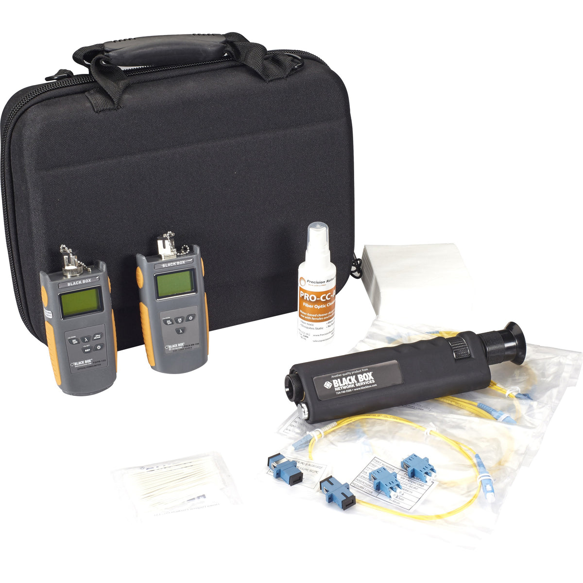 Black Box Fiber Test Kit - Single-Mode, 1310/1550nm - FOLSPM-SM