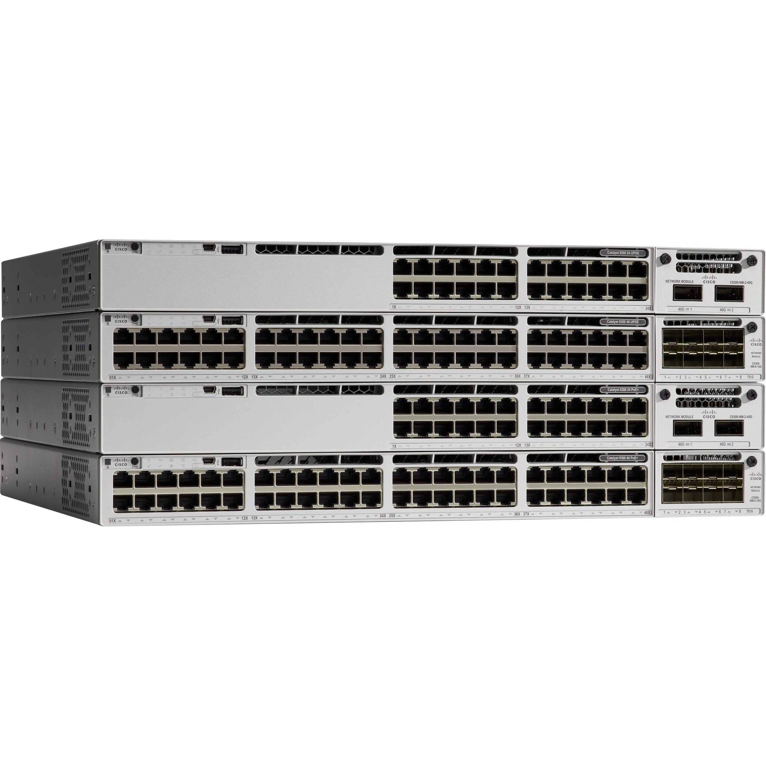 Cisco Catalyst 9300 24-port Modular Uplinks 1G SFP, Network Advantage - C9300-24S-A