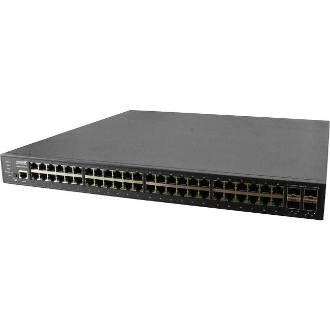 Transition Networks Managed Gigabit Ethernet PoE+ Switch - SM48TAT4XA-RP-NA