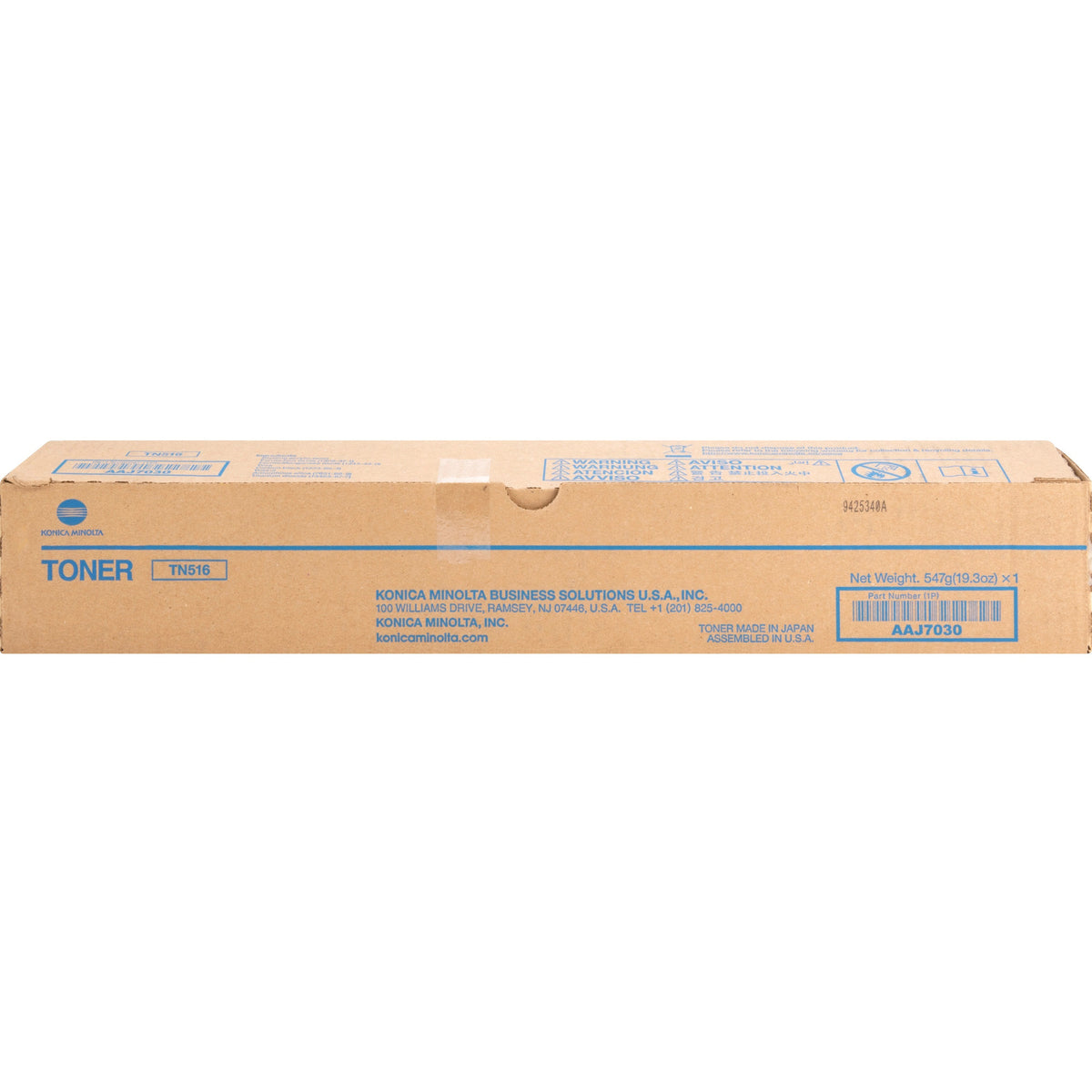 Konica Minolta Original Laser Toner Cartridge - Black - 1 Each - AAJ7030