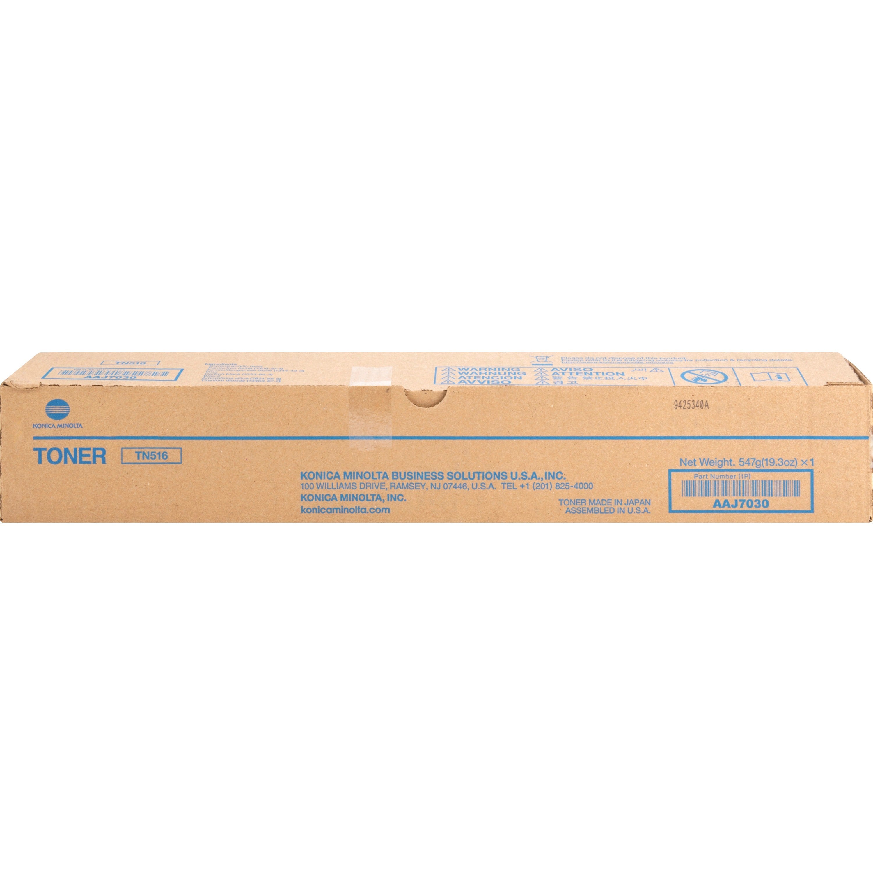 Konica Minolta Original Laser Toner Cartridge - Black - 1 Each - AAJ7030