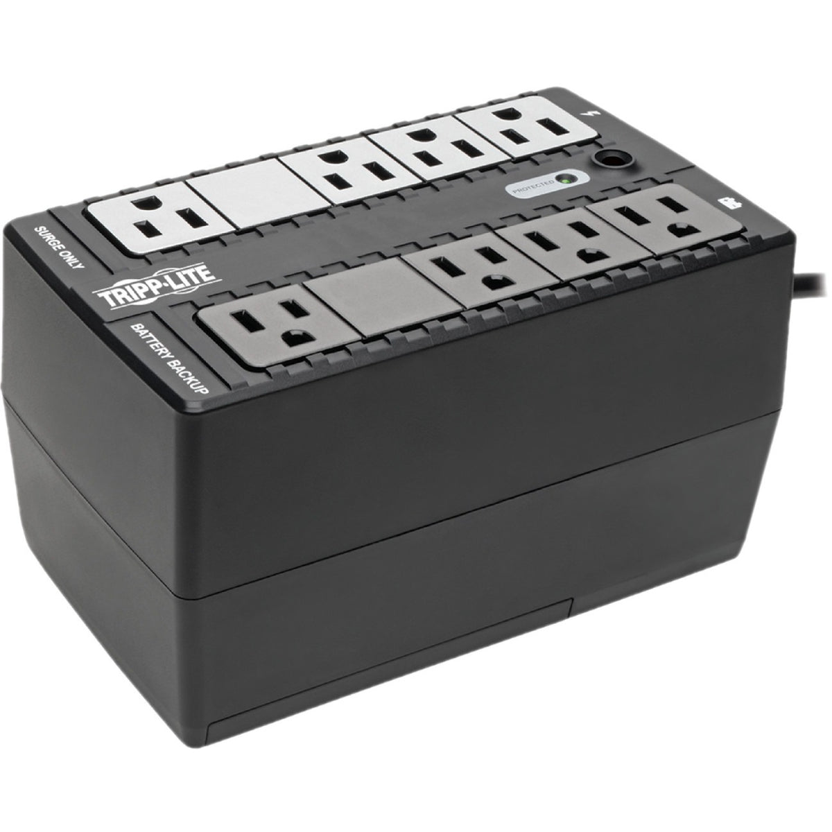 Tripp Lite by Eaton UPS Standby UPS 450VA 255W - 8 5-15R Outlets 120V 50/60 Hz 5-15P Plug Desktop/Wall Mount - BC450