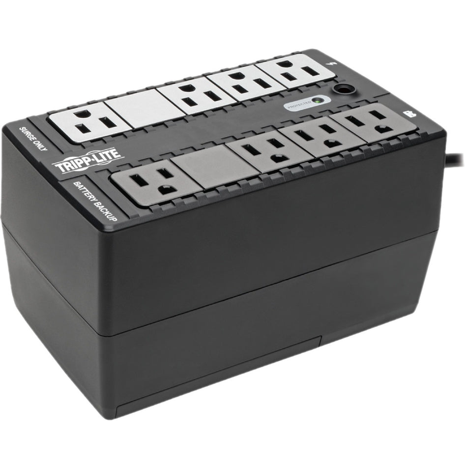 Tripp Lite by Eaton UPS Standby UPS 450VA 255W - 8 5-15R Outlets 120V 50/60 Hz 5-15P Plug Desktop/Wall Mount - BC450