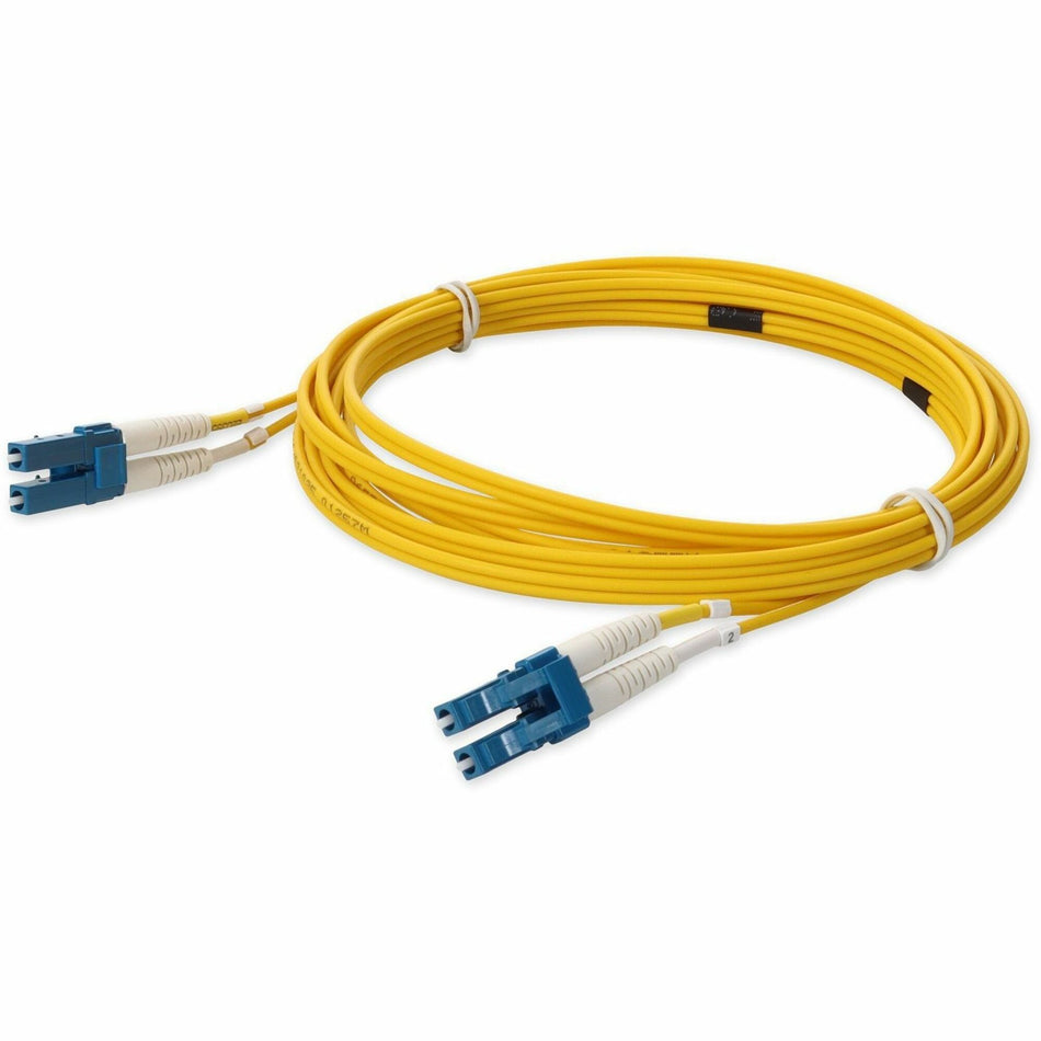 AddOn 5m LC (Male) to LC (Male) Straight Yellow OS2 Duplex LSZH Fiber Patch Cable - ADD-LC-LC-5M9SMFLZ