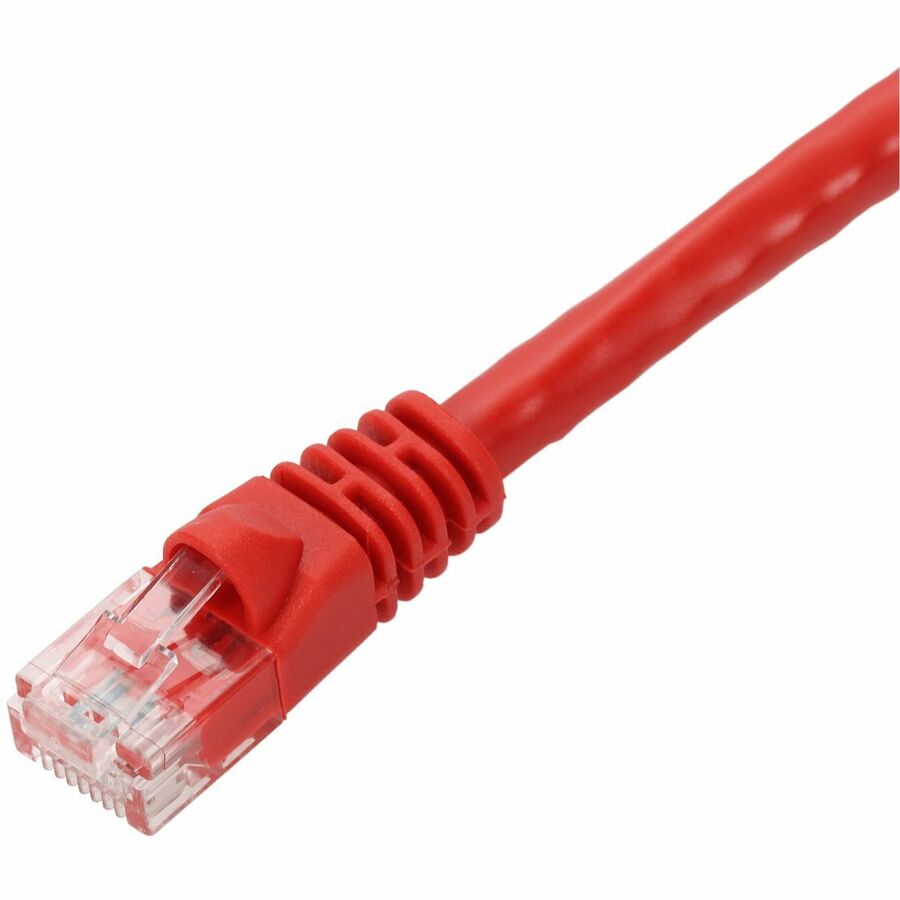 AddOn 3ft Red CAT 6 PVC Ethernet Cable Snagless Bubble Boot RJ-45 M/M - ADD-3FCAT6-RD