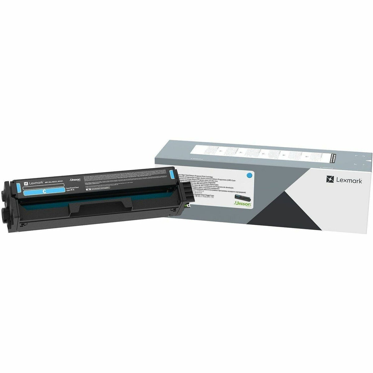 Lexmark Unison Original Standard Yield Laser Toner Cartridge - Cyan Pack - 20N10C0