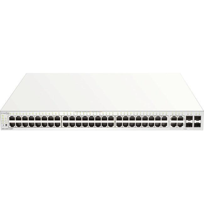 D-Link 52-Port Nuclias Cloud-Managed PoE Switch - DBS-2000-52MP