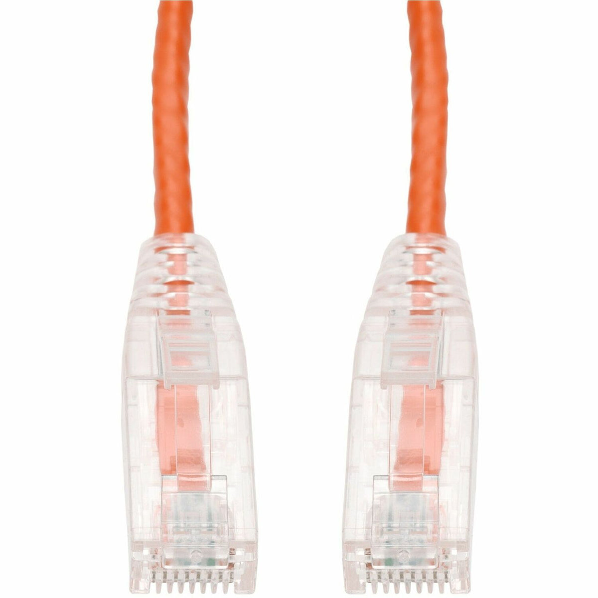 AddOn 14ft Orange CAT 6 Slim PVC Ethernet Cable Snagless Clear-Claw RJ-45 M/M - ADD-14FSLCAT6-OE