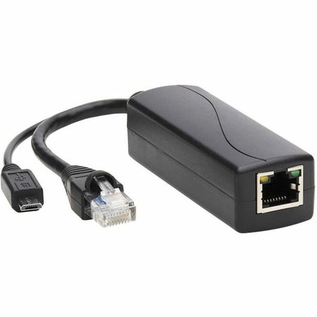 Eaton Tripp Lite Series PoE to USB Micro-B and RJ45 Active Splitter - 802.af, 48V to 5V 1A, Up to 328.08 ft. (100 m) - NPOE-SPL-G-5VMU