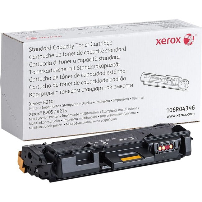 Xerox Original Standard Yield Laser Toner Cartridge - Black - 1 Each - 106R04346