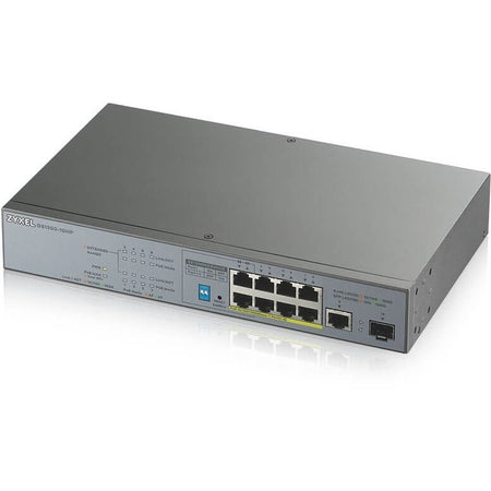 ZYXEL 8-port GbE Unmanaged PoE Switch with GbE Uplink - GS1300-10HP