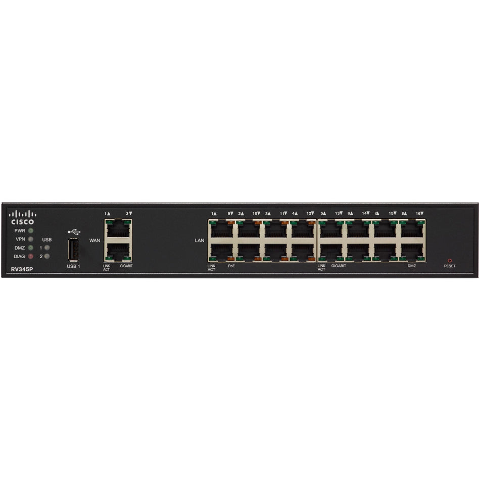 Cisco RV345P Router - RV345P-K9-NA-RF