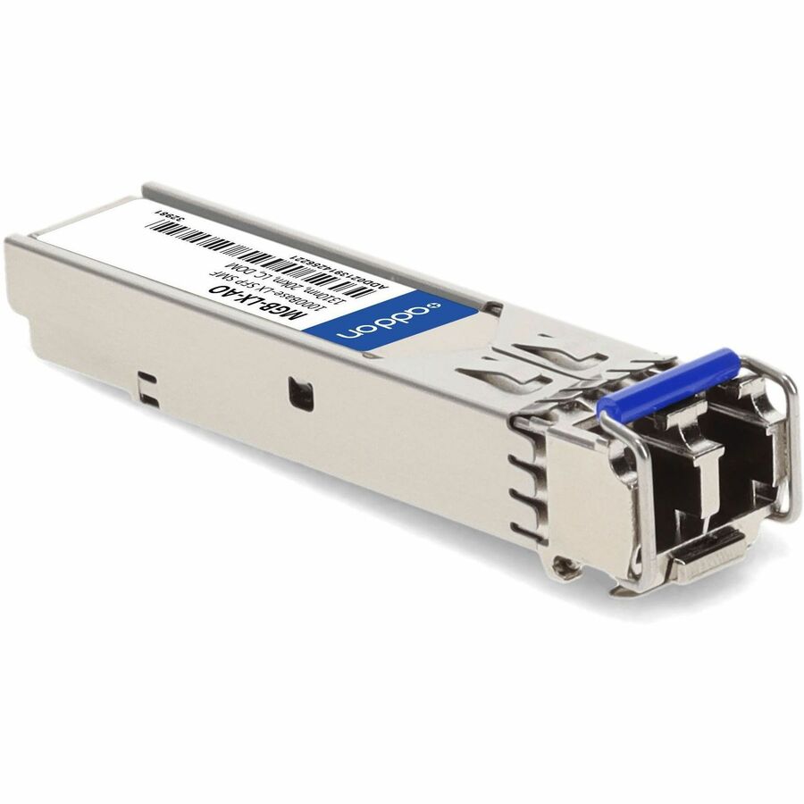 AddOn Planet MGB-LX Compatible TAA Compliant 1000Base-LX SFP Transceiver (SMF, 1310nm, 10km, LC, DOM) - MGB-LX-AO