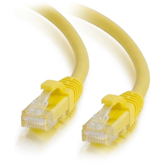 C2G 5ft Cat6a Snagless Unshielded (UTP) Ethernet Cable - Cat6a Network Patch Cable - PoE - Yellow - 50745