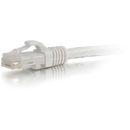 C2G 15ft Cat6a Snagless Unshielded (UTP) Ethernet Cable - Cat6a Network Patch Cable - PoE - White - 50772