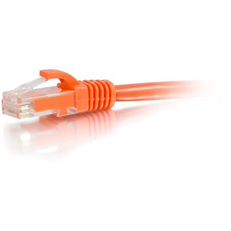 C2G 25ft Cat6a Snagless Unshielded (UTP) Ethernet Cable - Cat6a Network Patch Cable - PoE - Orange - 50850