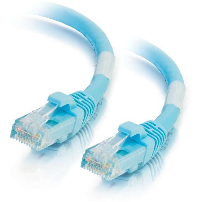 C2G 50ft Cat6a Snagless Unshielded (UTP) Network Patch Ethernet Cable-Aqua - 50873