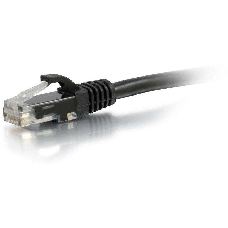 C2G 50ft Cat6a Unshielded Ethernet - Cat 6a Network Patch Cable - Black - 50881