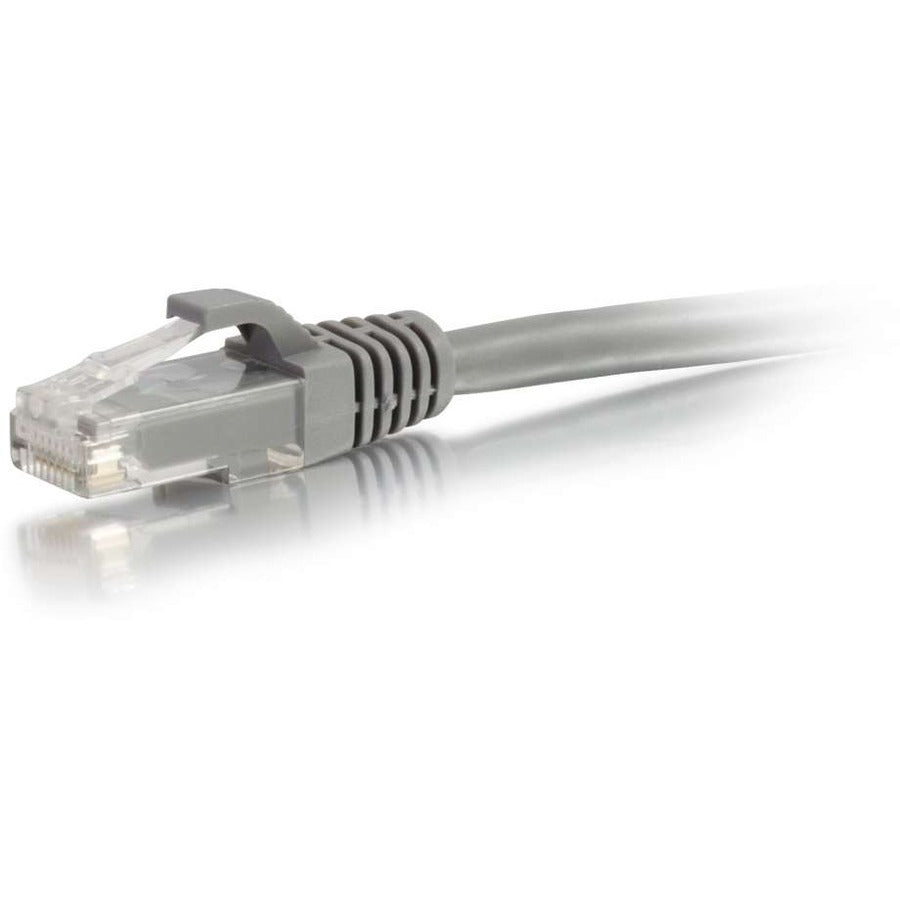 C2G 100ft Cat6a Snagless Unshielded (UTP) Ethernet Cable - Cat6a Network Patch Cable - PoE - Gray - 50887