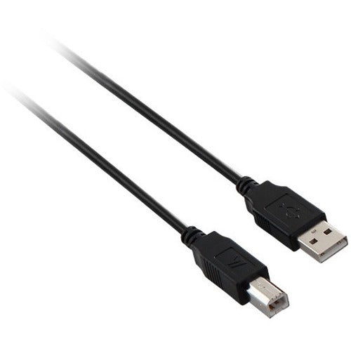 V7 Black USB Cable USB 2.0 A Male to USB 2.0 B Male 5m 16.4ft - V7N2USB2AB-05M