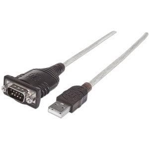 Manhattan USB to Serial Converter - 18 inches - FTDI FT232RL Chip - 151856