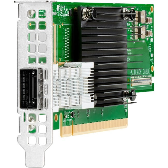 HPE InfiniBand HDR100/Ethernet 100Gb 1-port QSFP56 PCIe3 x16 MCX653105A-ECAT Adapter - P06250-B21