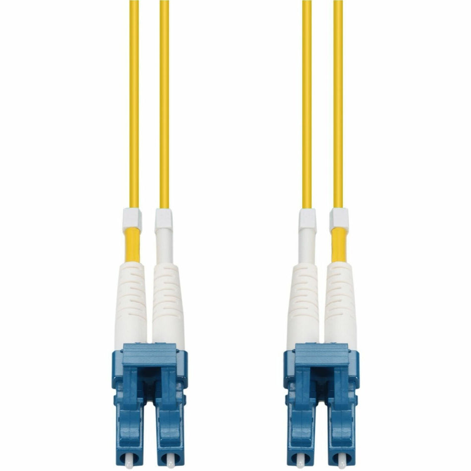 AddOn 8m LC (Male) to LC (Male) Yellow OS2 Duplex Fiber TAA Compliant OFNR (Riser-Rated) Patch Cable - ADD-LC-LC-8M9SMF-TAA