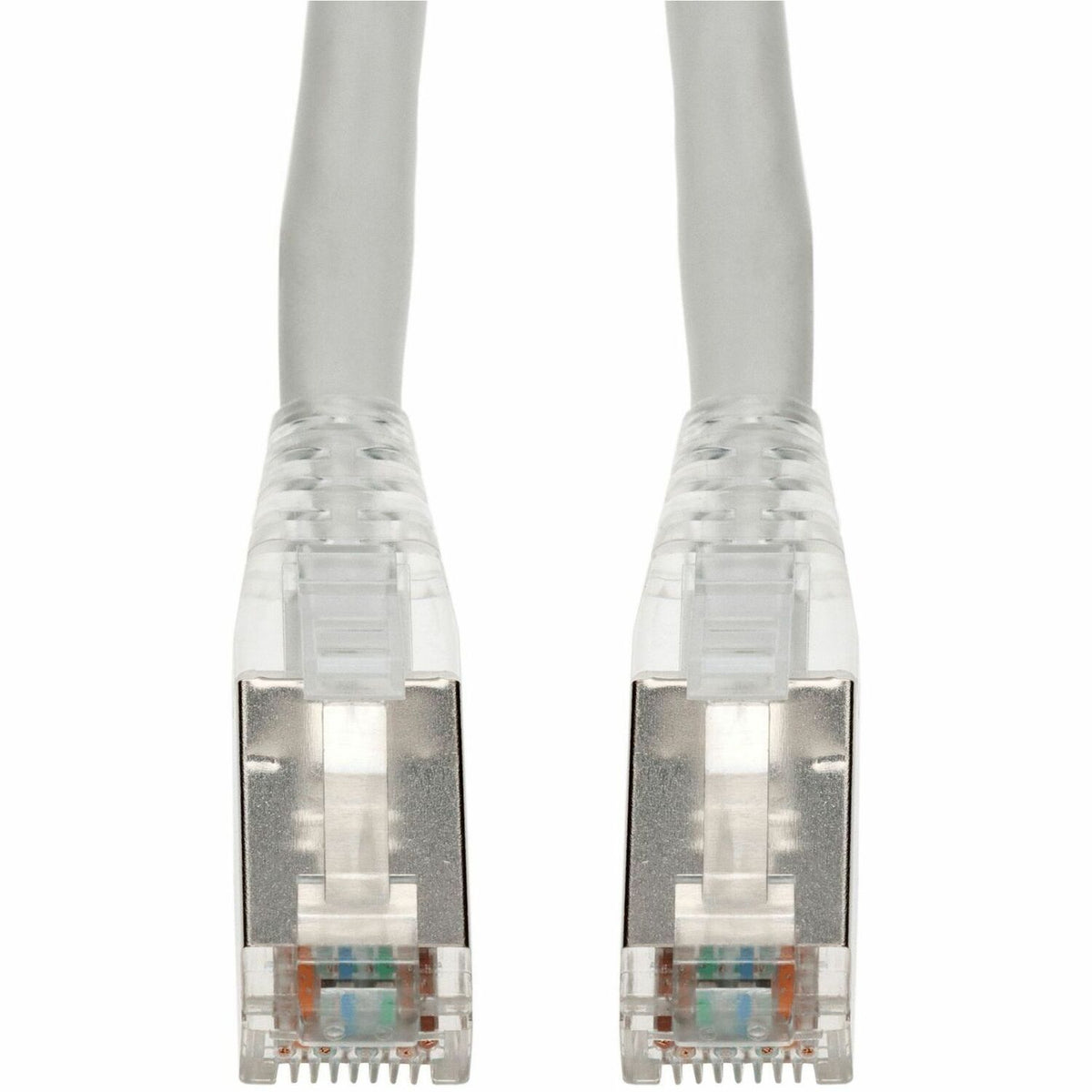 AddOn 6in White CAT 6A Shielded PVC Ethernet Cable Snagless Bubble Boot RJ-45 M/M - ADD-0.5FCAT6AS-WE