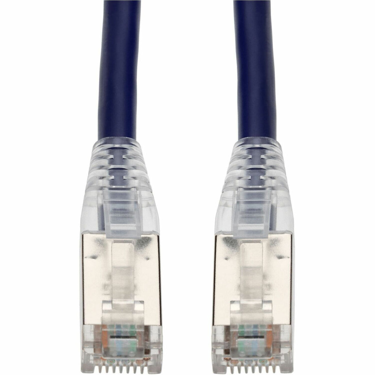 AddOn 1ft Purple CAT 6A Shielded PVC Ethernet Cable Snagless Easy Clear Boot RJ-45 M/M - ADD-1FCAT6AS-PE