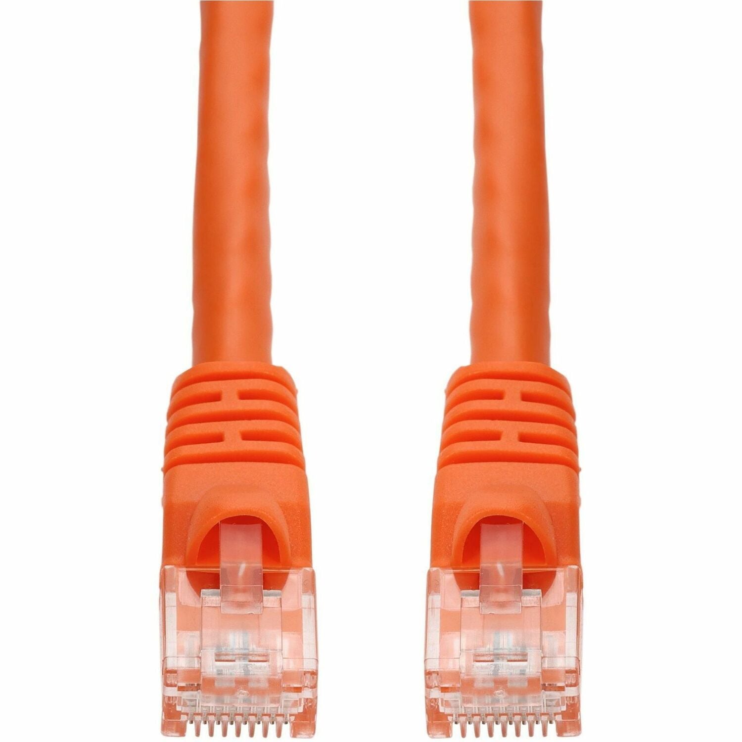 AddOn 20ft Orange CAT 6A PVC Ethernet Cable Snagless Bubble Boot RJ-45 M/M - ADD-20FCAT6A-OE