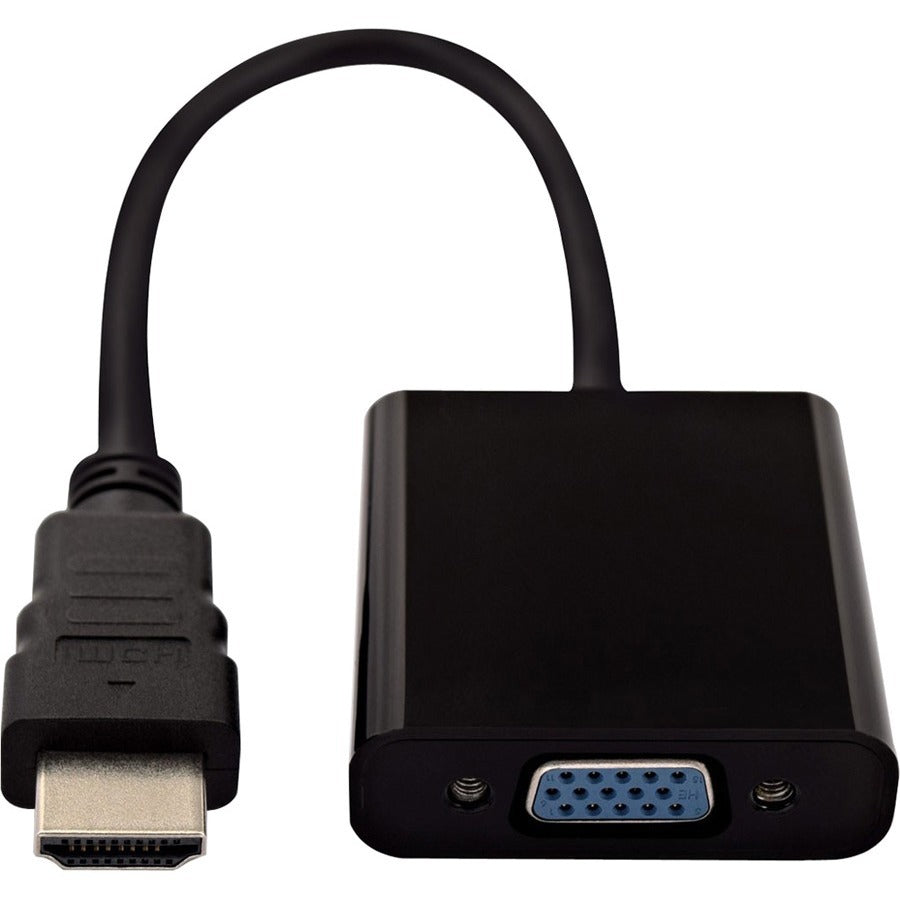 V7 Black Video Adapter HDMI Male to VGA Female - CBLHDAVBLK-1E