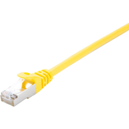 V7 Yellow Cat6 Shielded (STP) Cable RJ45 Male to RJ45 Male 2m 6.6ft - V7CAT6STP-02M-YLW-1E