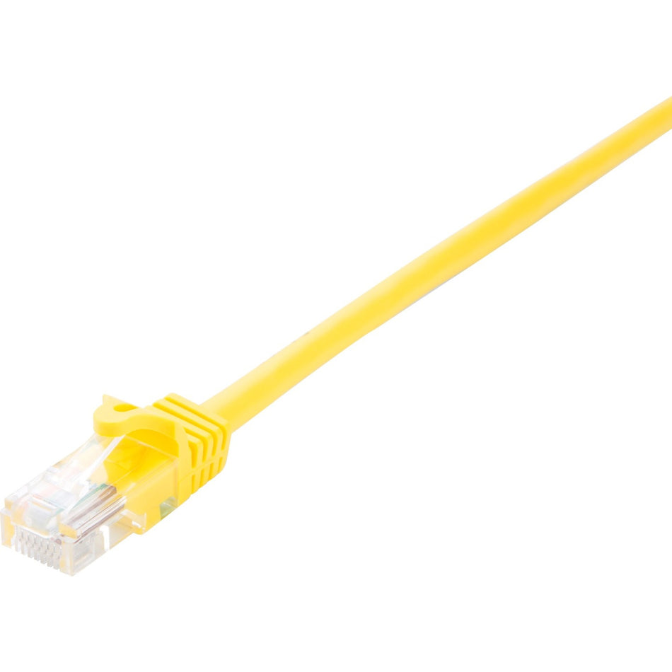 V7 Yellow Cat6 Unshielded (UTP) Cable RJ45 Male to RJ45 Male 2m 6.6ft - V7CAT6UTP-02M-YLW-1E