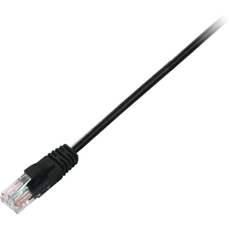 V7 Black Cat6 Unshielded (UTP) Cable RJ45 Male to RJ45 Male 0.5m 1.6ft - V7CAT6UTP-50C-BLK-1E