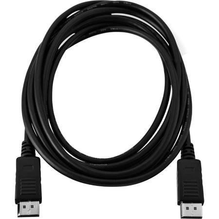 V7 Black Video Cable DisplayPort Male to DisplayPort Male 2m 6.6ft - V7DP2DP-6FT-BLK-1E