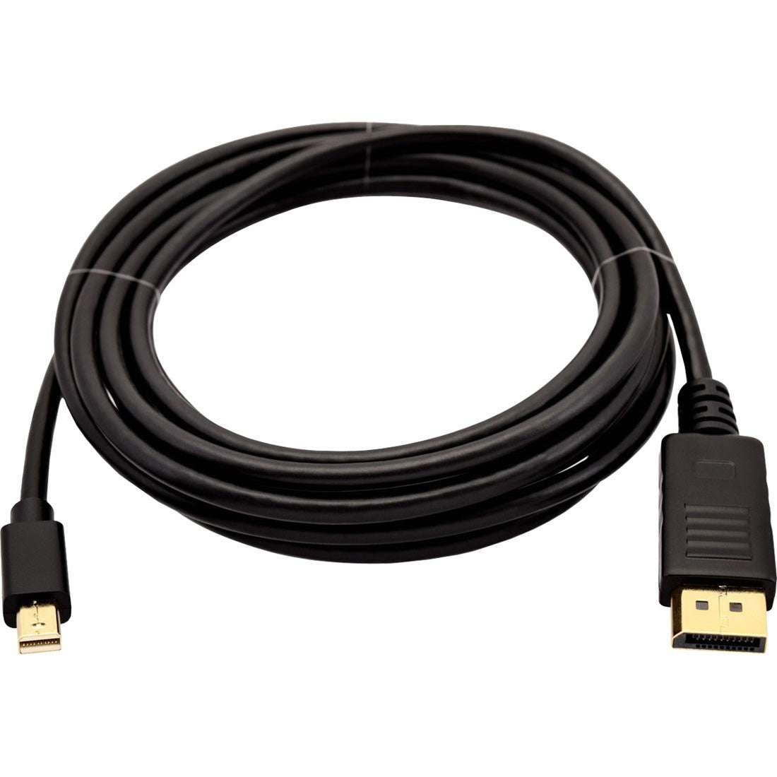 V7 Black Video Cable Mini DisplayPort Male to DisplayPort Male 3m 10ft - V7MDP2DP-03M-BLK-1E