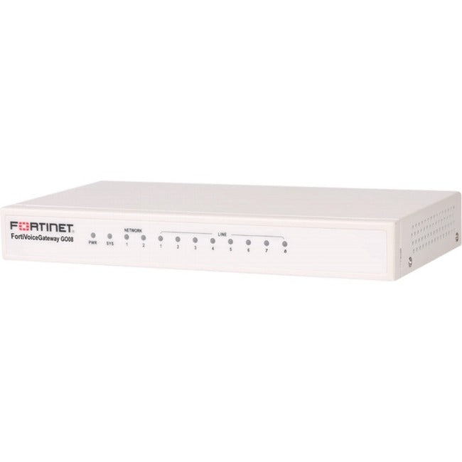 Fortinet FortiVoice FVG-GO08 VoIP Gateway - FVG-GO08-BDL-247-60