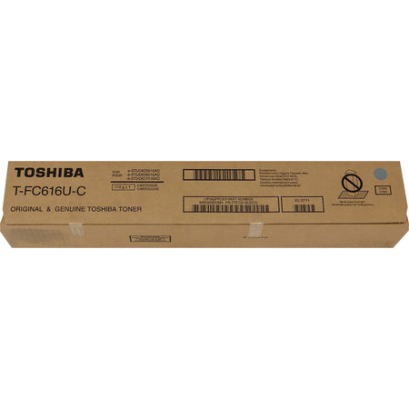 Toshiba Original Laser Toner Cartridge - Cyan - 1 Each - TFC616UC