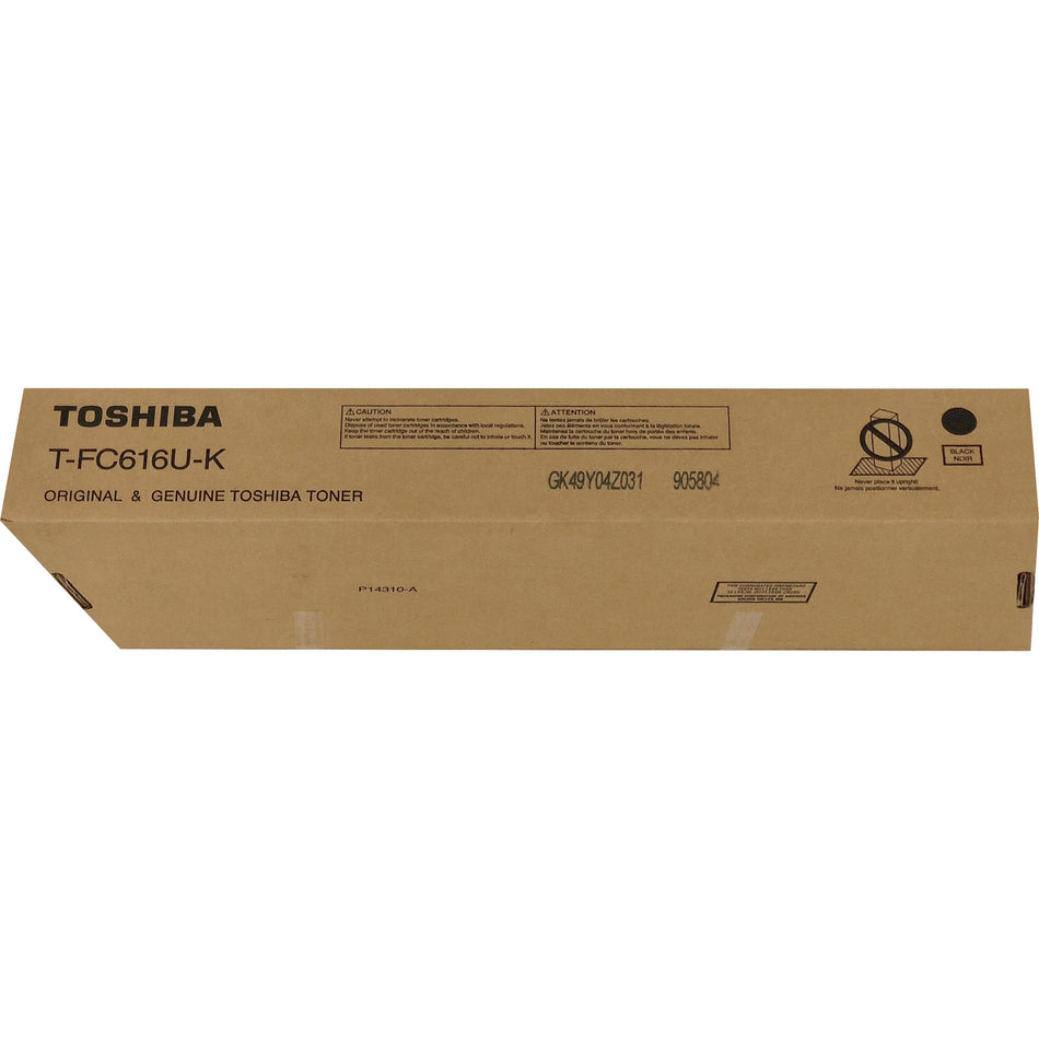 Toshiba Original Laser Toner Cartridge - Black - 1 Each - TFC616UK