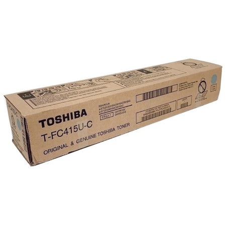 Toshiba Original Laser Toner Cartridge - Cyan - 1 Each - TFC415UC