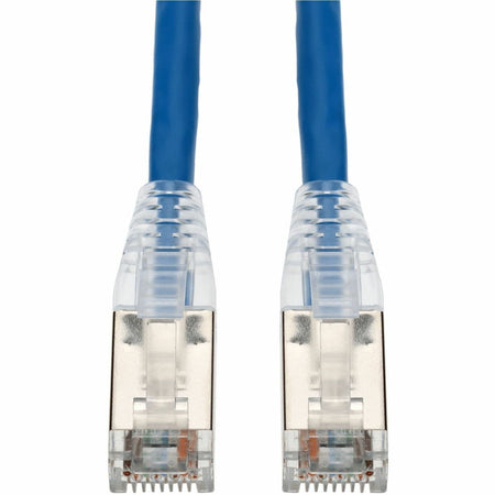 AddOn 13ft Blue CAT 6A Shielded PVC Ethernet Cable Snagless Easy Clear Boot RJ-45 M/M - ADD-13FCAT6AS-BE