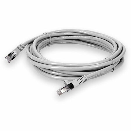 AddOn 30ft RJ-45 (Male) to RJ-45 (Male) Shielded Straight White Cat6 STP PVC Copper Patch Cable - ADD-30FCAT6S-WE