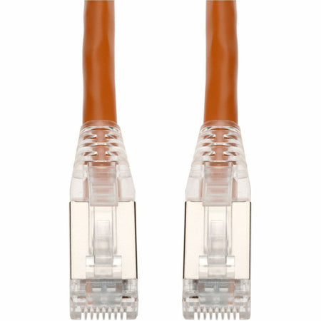 AddOn 1ft Orange CAT 6 Shielded PVC Ethernet Cable Snagless Easy Clear Boot RJ-45 M/M - ADD-1FCAT6S-OE
