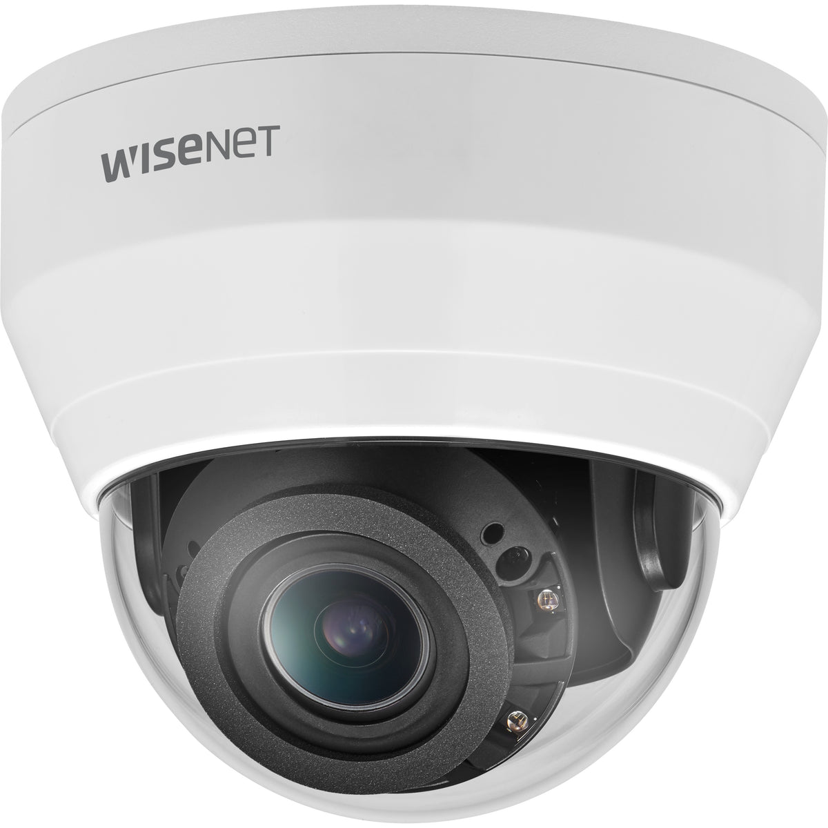 Wisenet QND-8080R 5 Megapixel Indoor Network Camera - Color - Dome - White - QND-8080R