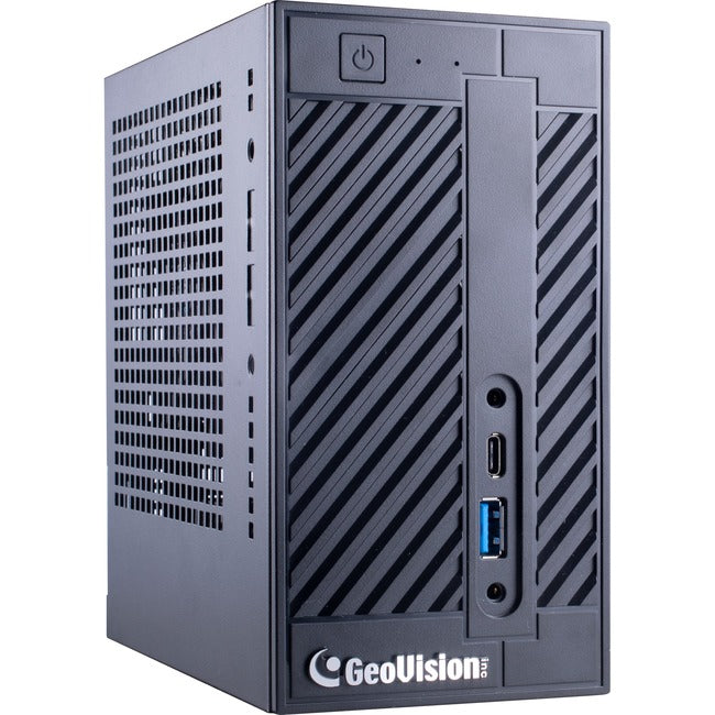 GeoVision GV-Mini UVS-NRLT256-0000 Desktop Computer - Intel Core i3 - 8 GB RAM DDR4 SDRAM - Mini PC - Black - 94-NRLT256-0000