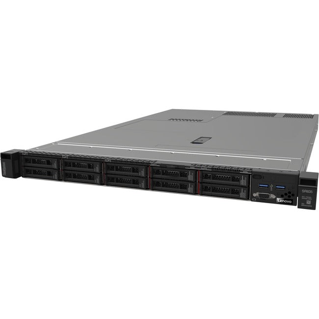 Lenovo ThinkSystem SR635 7Y99A01ANA 1U Rack Server - 1 x AMD EPYC 7302P 3 GHz - 16 GB RAM - 7Y99A01ANA